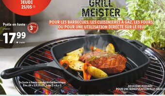 Lidl Poêle en fonte offre