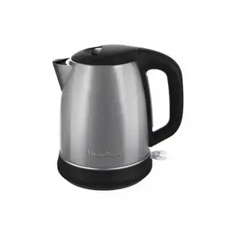 Bouilloire moulinex subito inox noir métallisé 1.7l bouilloire by550800