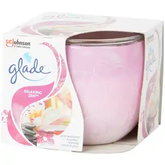 Action Glade bougie parfumée glade offre