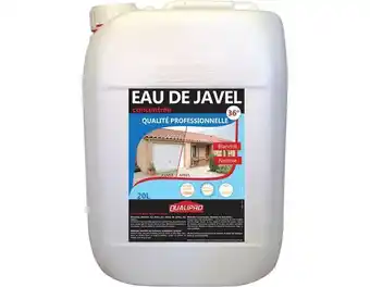 Brico Dépôt Qualipro eau de javel 20 l pour nettoyer, blanchir, désinfecter offre
