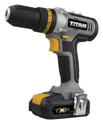 Titan perceuse Ă percussion sans fil 18 v + 1 batterie 2 ah