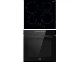 Brico Dépôt Cooke and lewis lot plaque à induction 4 zones + four pyrolyse 72 l offre
