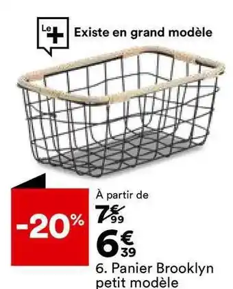 BUT Panier Brooklyn Petit Modèle offre