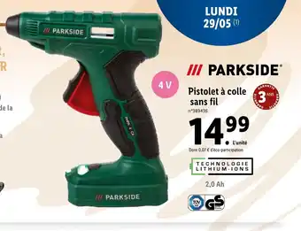 Lidl III PARKSIDE Pistolet à colle offre