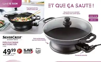 Lidl POÊLE ÉLECTRIQUE MULTIFONCTION offre