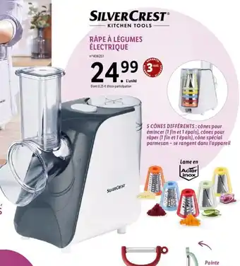 SILVERCRESTâ RĂPE Ă LĂGUMES ĂLECTRIQUE