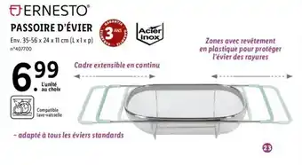 Lidl ERNESTOⓇ PASSOIRE D'ÉVIER offre