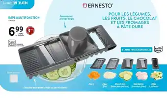 Lidl RÂPE MULTIFONCTION offre
