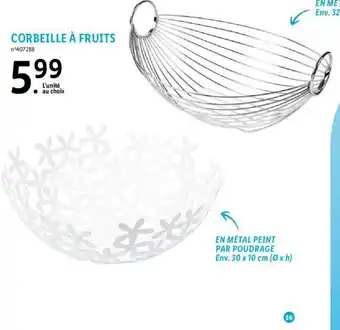 CORBEILLE Ă FRUITS