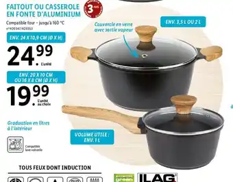 Lidl FAITOUT OU CASSEROLE offre