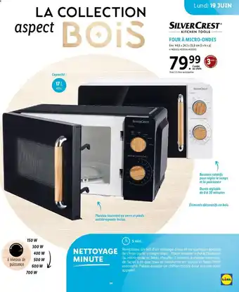 Lidl SILVERCREST FOUR À MICRO-ONDES offre