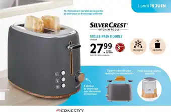 Lidl SILVERCREST GRILLE-PAIN DOUBLE offre