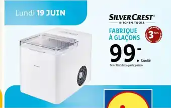 Lidl SILVERCRESTⓇ FABRIQUE À GLAÇONS offre