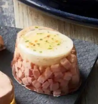Super U ASPIC CEUF JAMBON PIERRE SCHMIDT La pièce de 95 g Le kg: 12,63 € offre