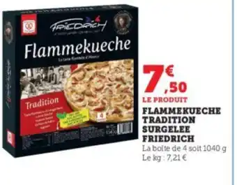 Super U Flammekueche Tradition offre