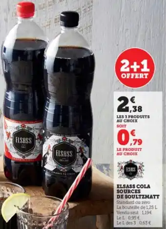 Super U ELSASS COLA SOURCES DE SOULTZMATT Standard ou zéro offre