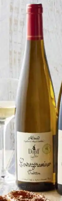 Super U ALSACE AOP BLANC GEWURZTRAMINER TRADITION DOPFF 49 SIGNATURE 2018 offre