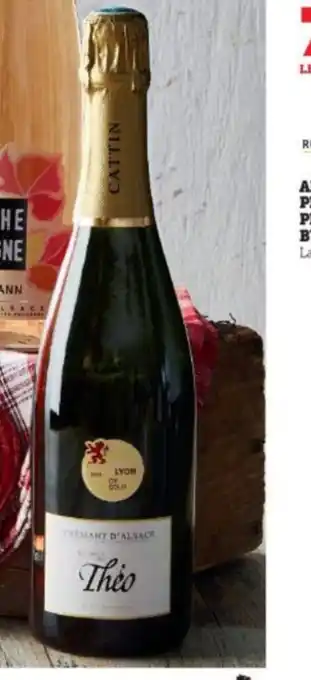 Super U CREMANT D'ALSACE AOP BLANC BRUT THEO CATTIN offre