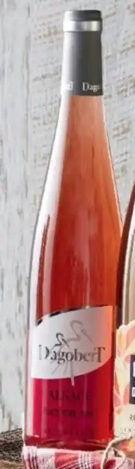 Super U ALSACE AOP ROSE PINOT NOIR CUVEE DECOUVERTE CAVE DU ROI DAGOBERT 2022 La bouteille de 75 cl offre
