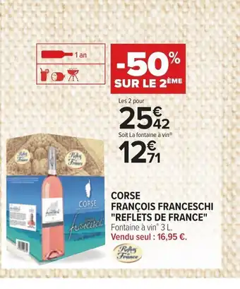 Carrefour CORSE FRANÇOIS FRANCESCHI offre