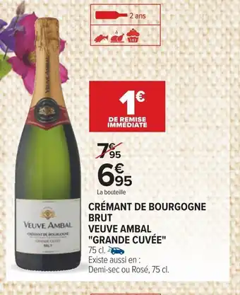 CRÉMANT DE BOURGOGNE BRUT VEUVE AMBAL "GRANDE CUVÉE"
