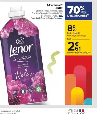 Carrefour Adoucissant (d) LENOR offre