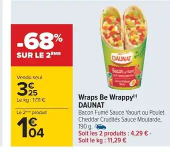 Wraps Be Wrappy(r) DAUNAT