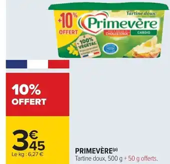 Carrefour PRIMEVÈRE (P) offre