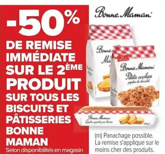 Carrefour SUR TOUS LES BISCUITS ET PÄTISSERIES BONNE MAMAN offre
