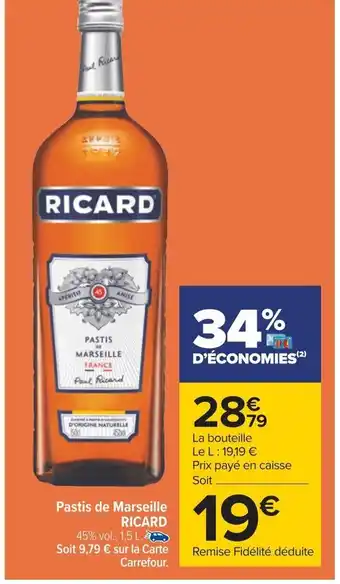 Pastis de Marseille RICARD