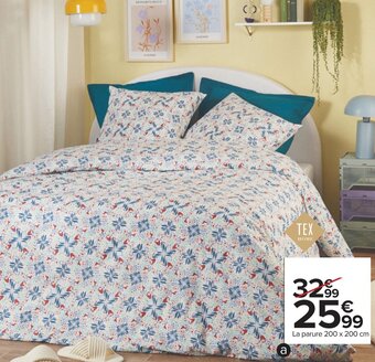 Carrefour La parure 200 x 200 cm offre