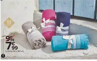 Carrefour La fouta 90 x 160 cm offre