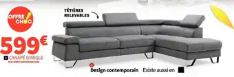 Conforama 2 CANAPÉ D'ANGLE offre