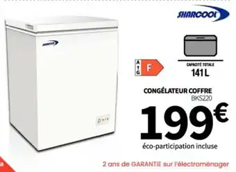 Conforama CONGÉLATEUR COFFRE BKS220 offre