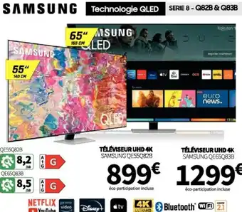 Conforama TÉLÉVISEUR UHD 4K SAMSUNG QE55Q82B offre