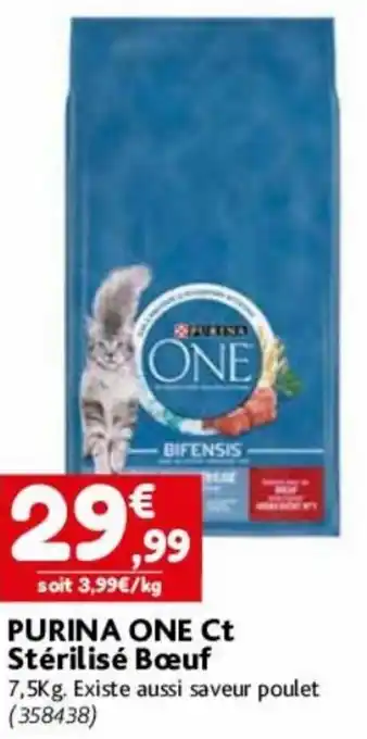 PURINA ONE Ct StĂ©rilisĂ© BĆuf