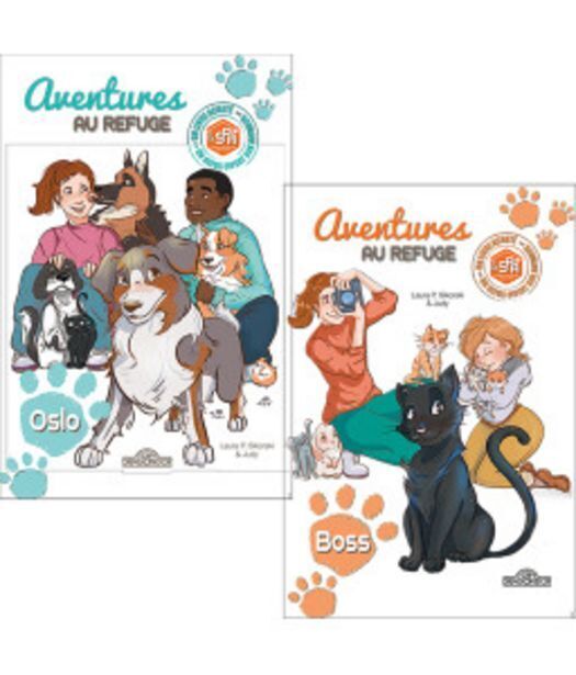 France Loisirs Vacances Aventures au refuge - oslo le chien + boss le chat offre