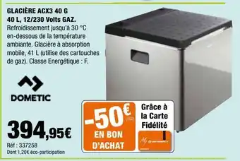 Autobacs Glacière acx3 40g offre