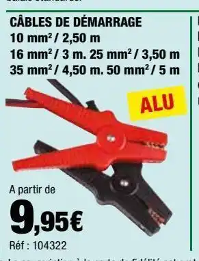 Cables de demarrage