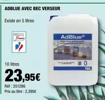 Autobacs Adblue avec bec verseur offre