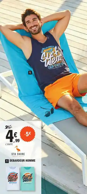 E.Leclerc Sport DEBARDEUR HOMME offre