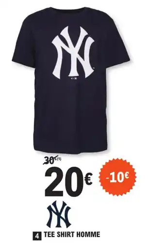 E.Leclerc Sport TEE SHIRT HOMME offre