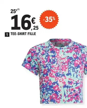 E.Leclerc Sport TEE-SHIRT FILLE offre