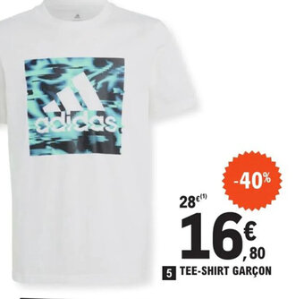 E.Leclerc Sport TEE-SHIRT GARÇON offre