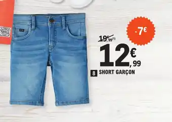 E.Leclerc Sport SHORT GARÇON offre