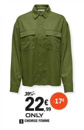 E.Leclerc Sport CHEMISE FEMME offre