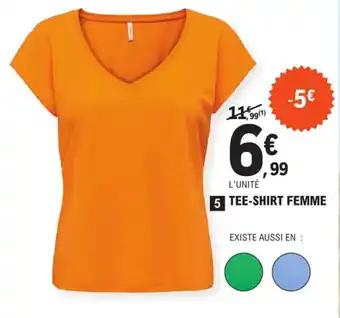 E.Leclerc Sport TEE-SHIRT FEMME offre