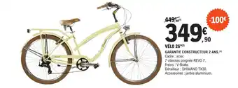 E.Leclerc Sport VÉLO 26"(²) offre