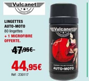 Lingettes auto-moto