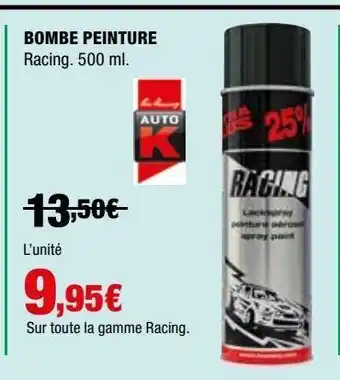 Autobacs Bombe peinture offre